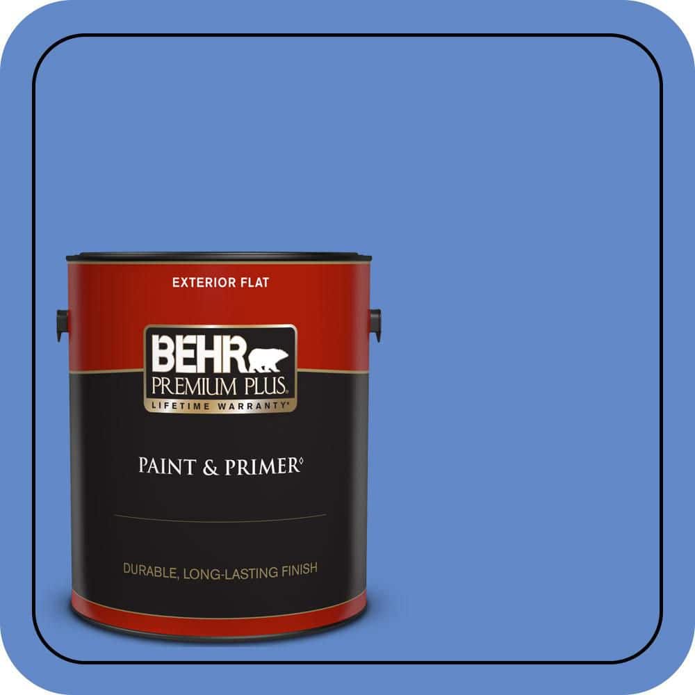 BEHR PREMIUM PLUS 1 gal. #P530-5 Integrity Flat Exterior Paint & Primer
