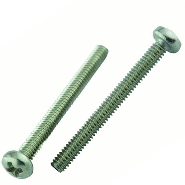 Everbilt M4-0.7 x 40 mm Phillips Pan Head Stainless Steel Machine Screw (2-Pack) (2)