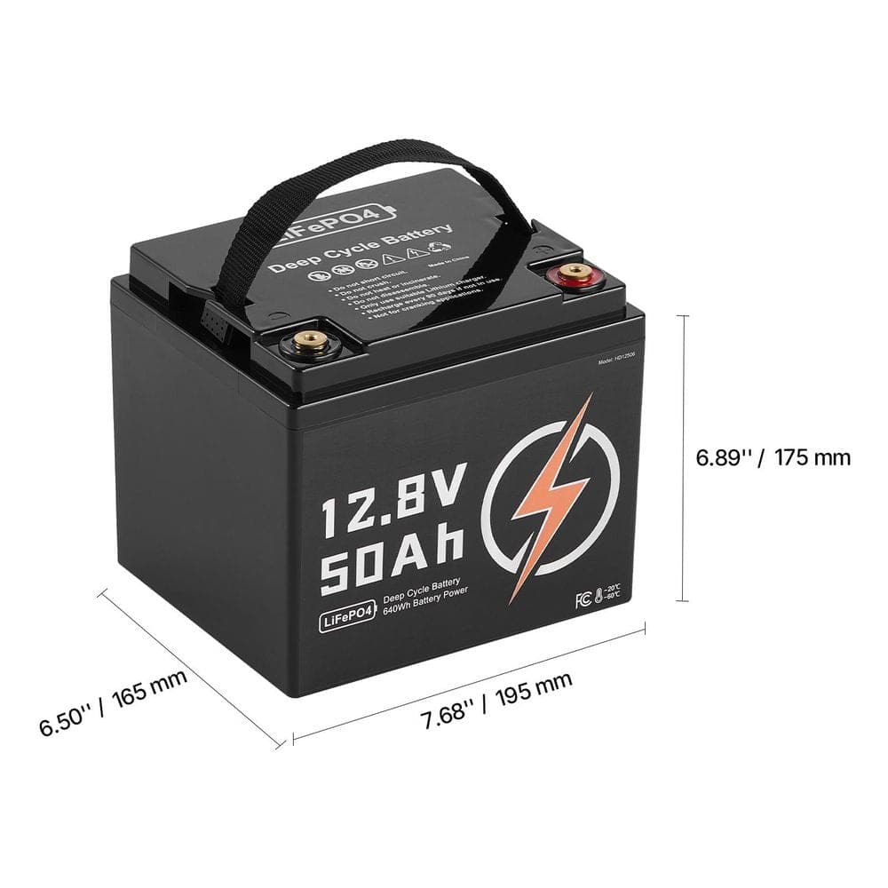 SKYSHALO 12V 50Ah LiFePO4 Battery Deep Cycle Lithium Iron Phosphate Battery for Solar Off-Grid Home Energy Storage (1)