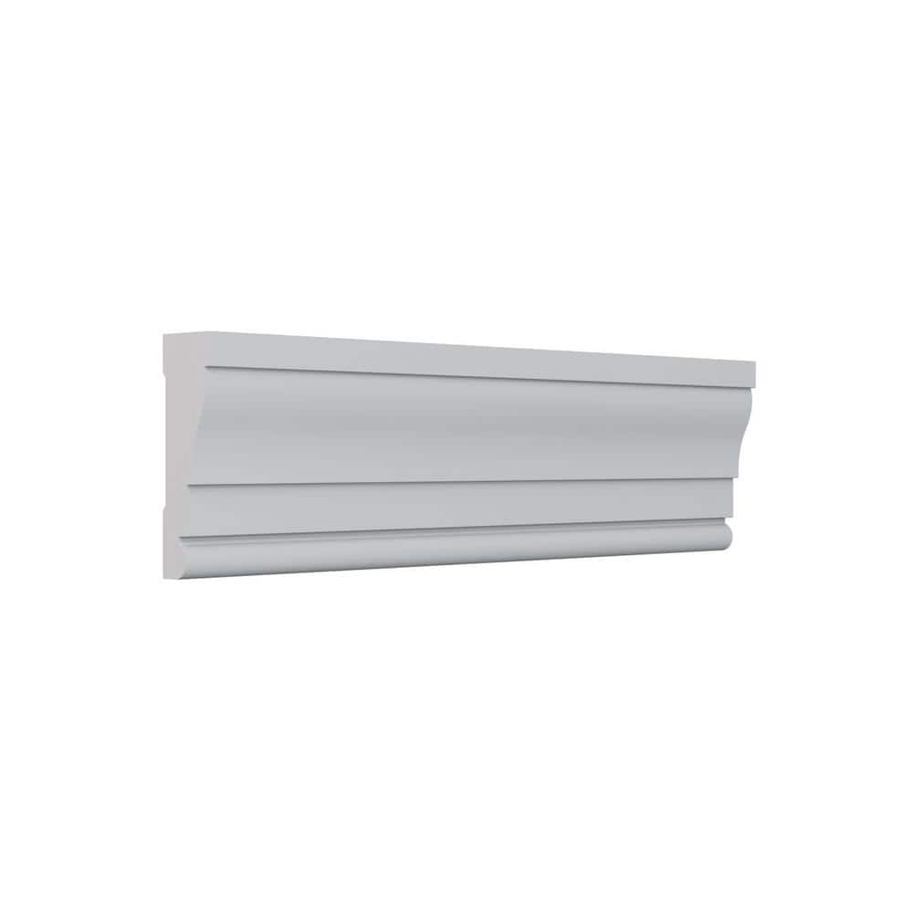 Ekena Millwork WM376 0.69 in. D x 2.25 in. W x 96 in. L Wood (Fingerjoint Pine) Colonial Casing Moulding (3)