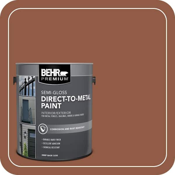 BEHR PREMIUM 1 gal. #PPU3-18 Artisan Semi-Gloss Direct to Metal Interior/Exterior Paint (2)