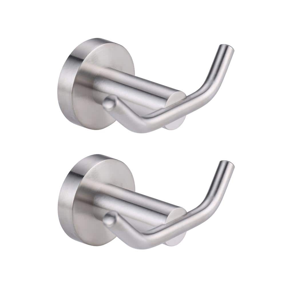 WOWOW Knob Hook Double Robe/Towel Hook (2-Pack) (1)