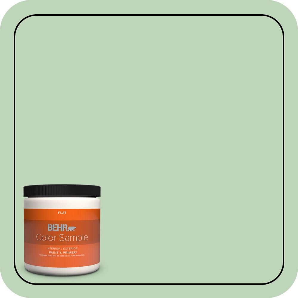 BEHR PREMIUM PLUS #M400-3 Bok Choy Flat Low Odor & Primer (1)