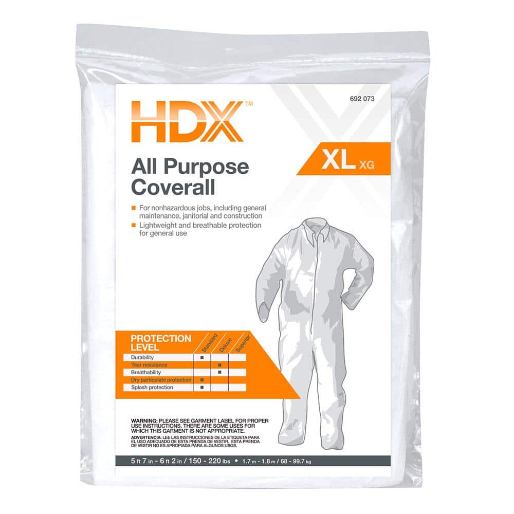 HDX XL All Purpose Painters Coverall (1)