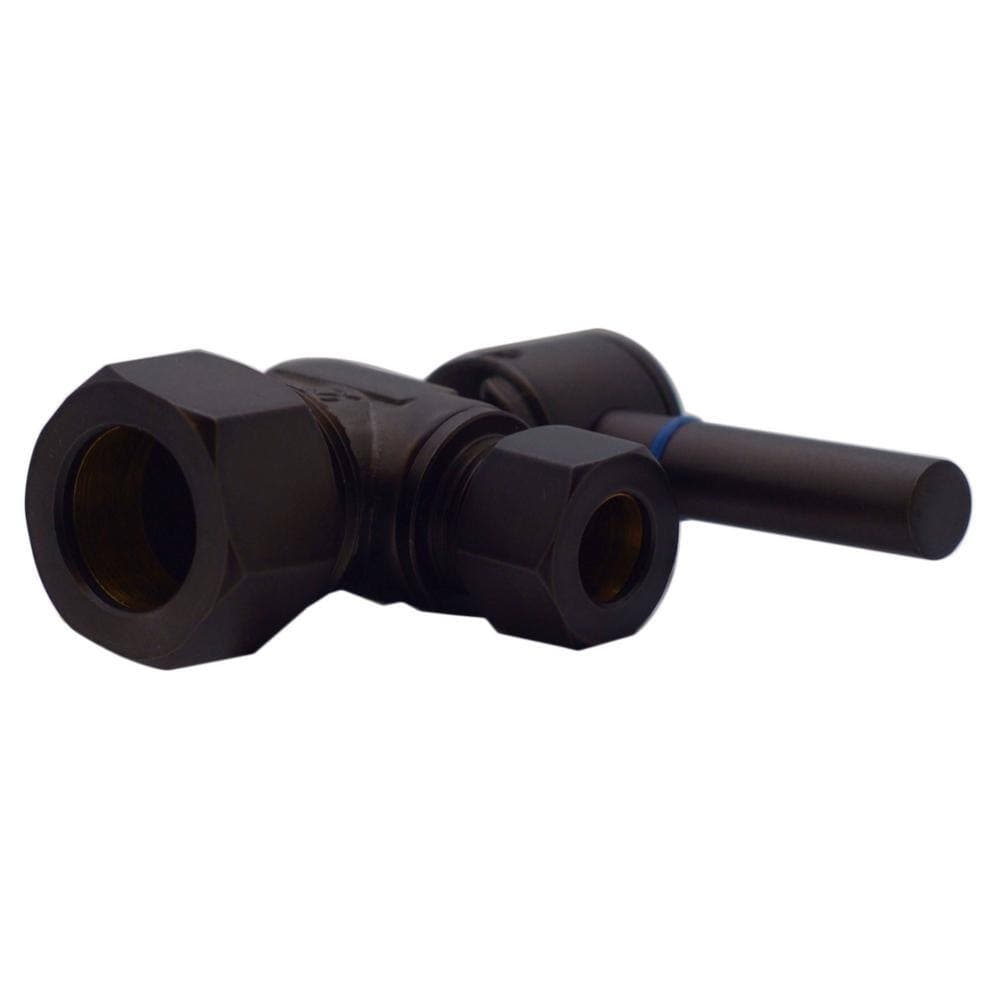 Westbrass 1/2 in. Nominal Compression Toilet Supply Kit in Matte Black (3)