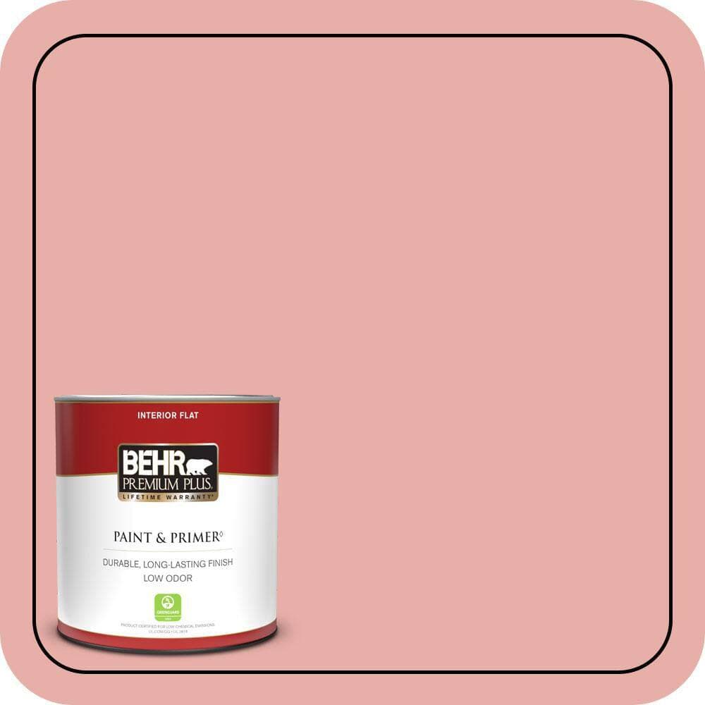 BEHR PREMIUM PLUS #160C-3 Rose Silk Enamel Low Odor & Primer (1)