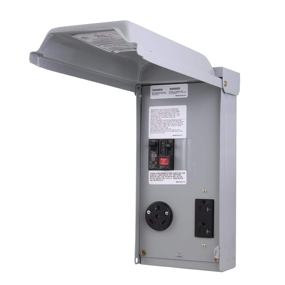 Midwest Electric Products 70 Amp Power Outlet Box with Duplex 20 Amp GFCI Outlet and Single 30 Amp Outlet (U041GP) (2)