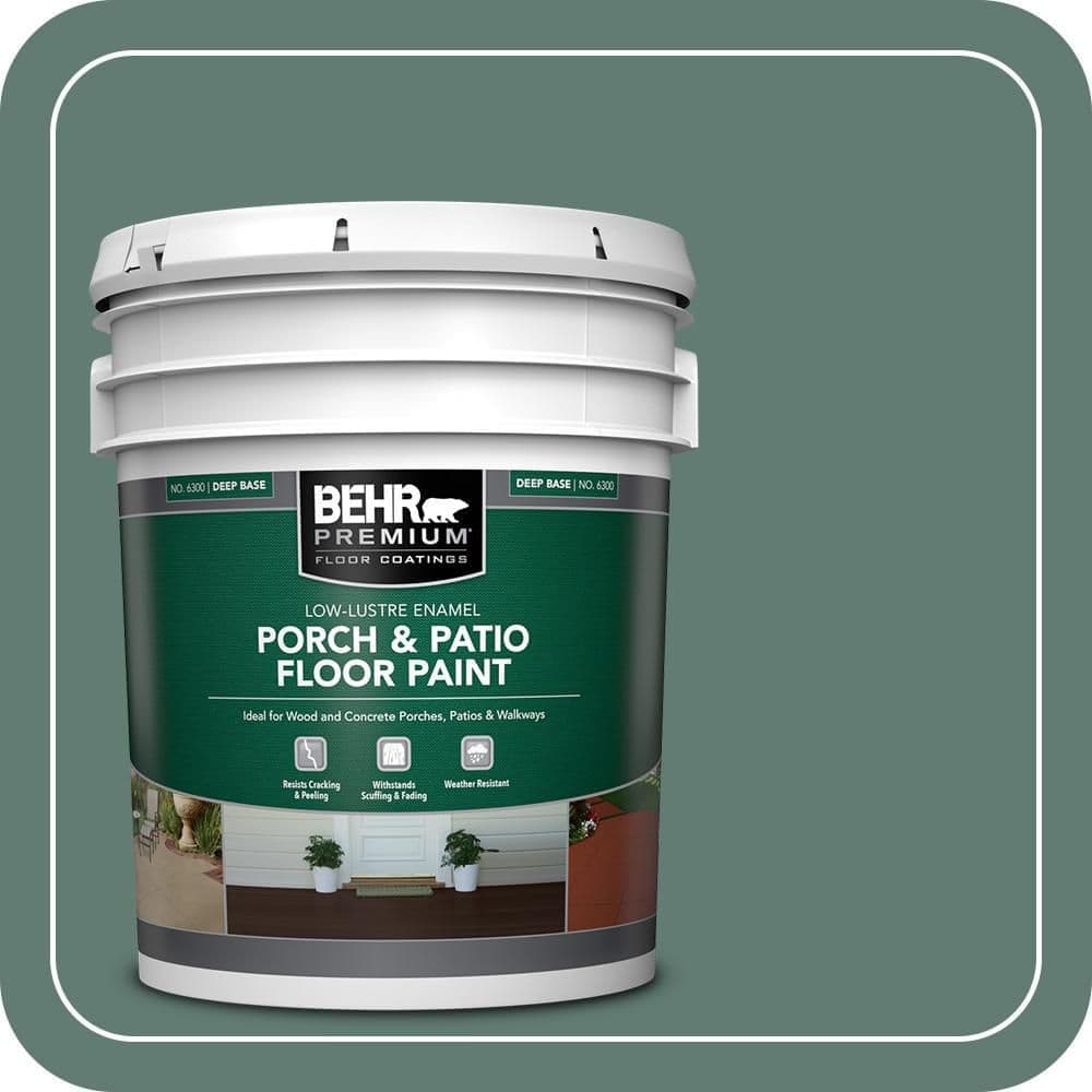 BEHR PREMIUM #S430-6 Textured Low-Lustre Enamel Interior/Exterior Porch and Patio Anti-Slip Floor Paint (1)