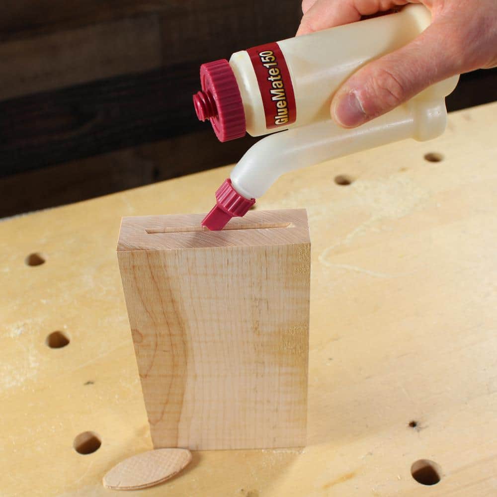 Milescraft GlueMate Multi-Pack - Wood Glue Bottles with No-Drip Precision Applicator Tips. 15oz. and 5oz. (4-Pack) (2)