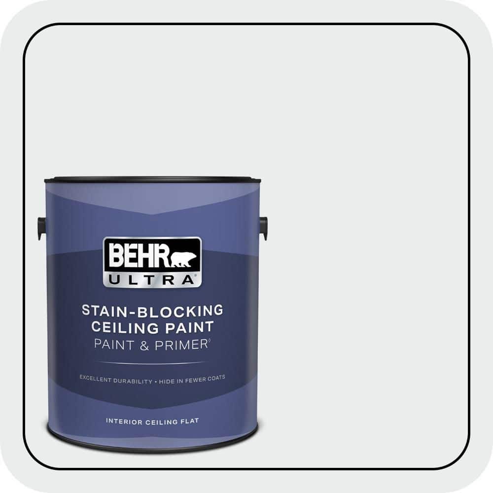 BEHR ULTRA 1 gal. #BWC-12 Vibrant White Ceiling Flat Interior Paint and Primer (1)