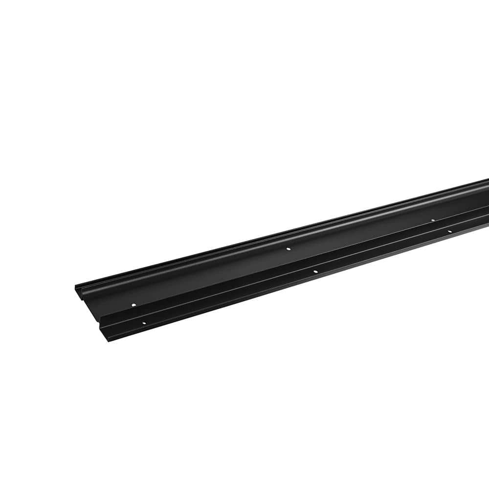 NewTechWood Allure 6 ft. Aluminum Drink Rail in Black (2)