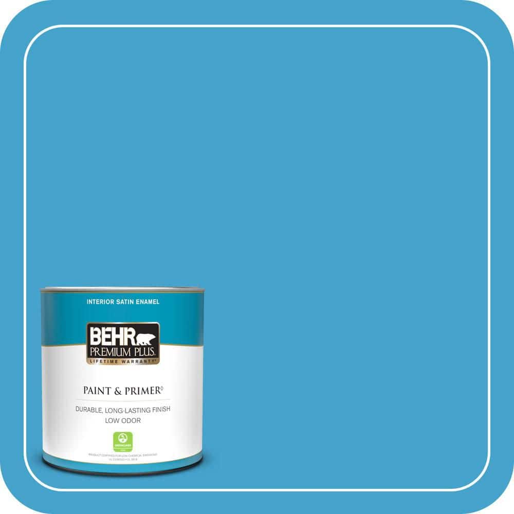 BEHR PREMIUM PLUS #540B-6 Sea Ridge Flat & Primer (1)