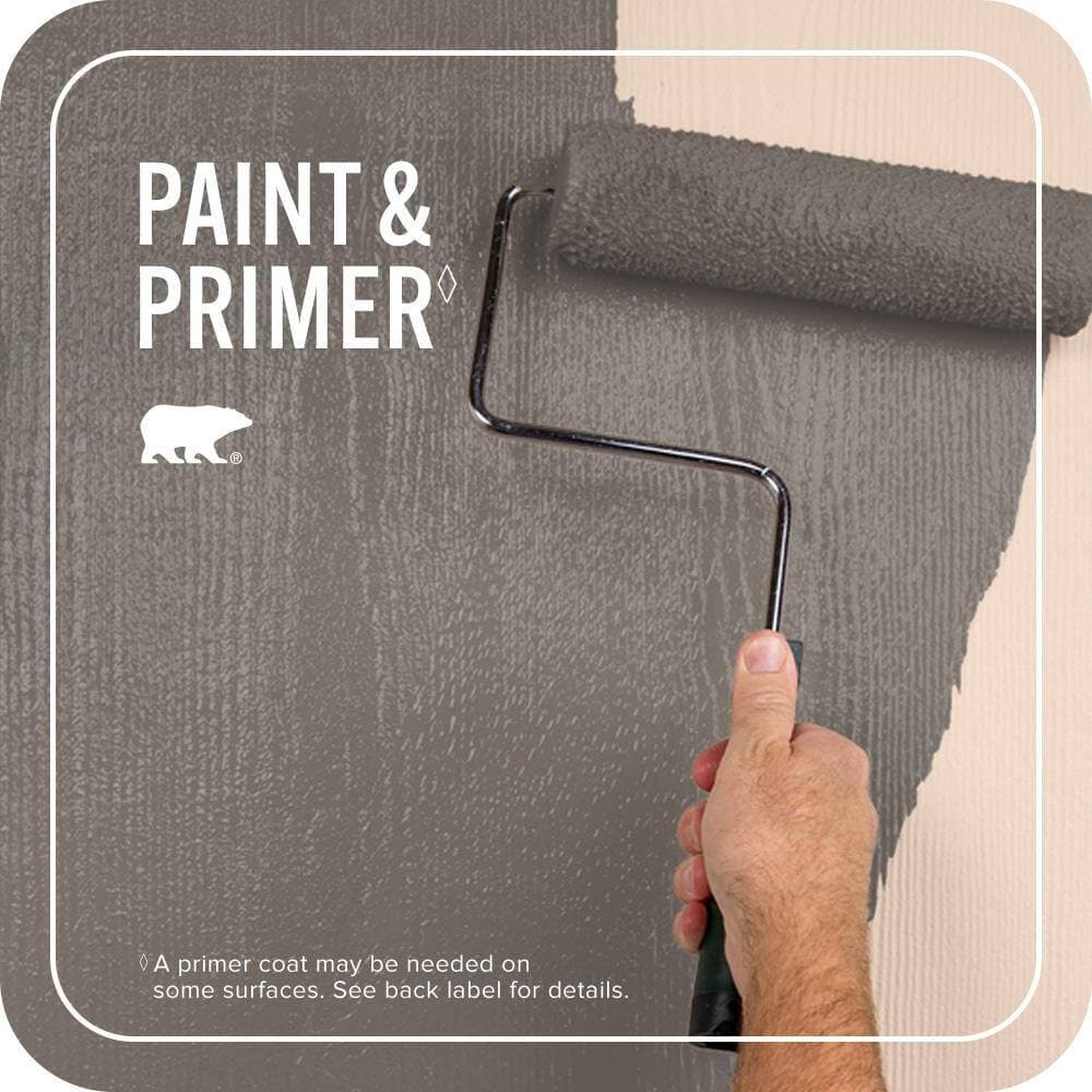 BEHR PREMIUM PLUS 1 qt. #N200-6 Kindling Semi-Gloss Enamel Exterior Paint & Primer (3)