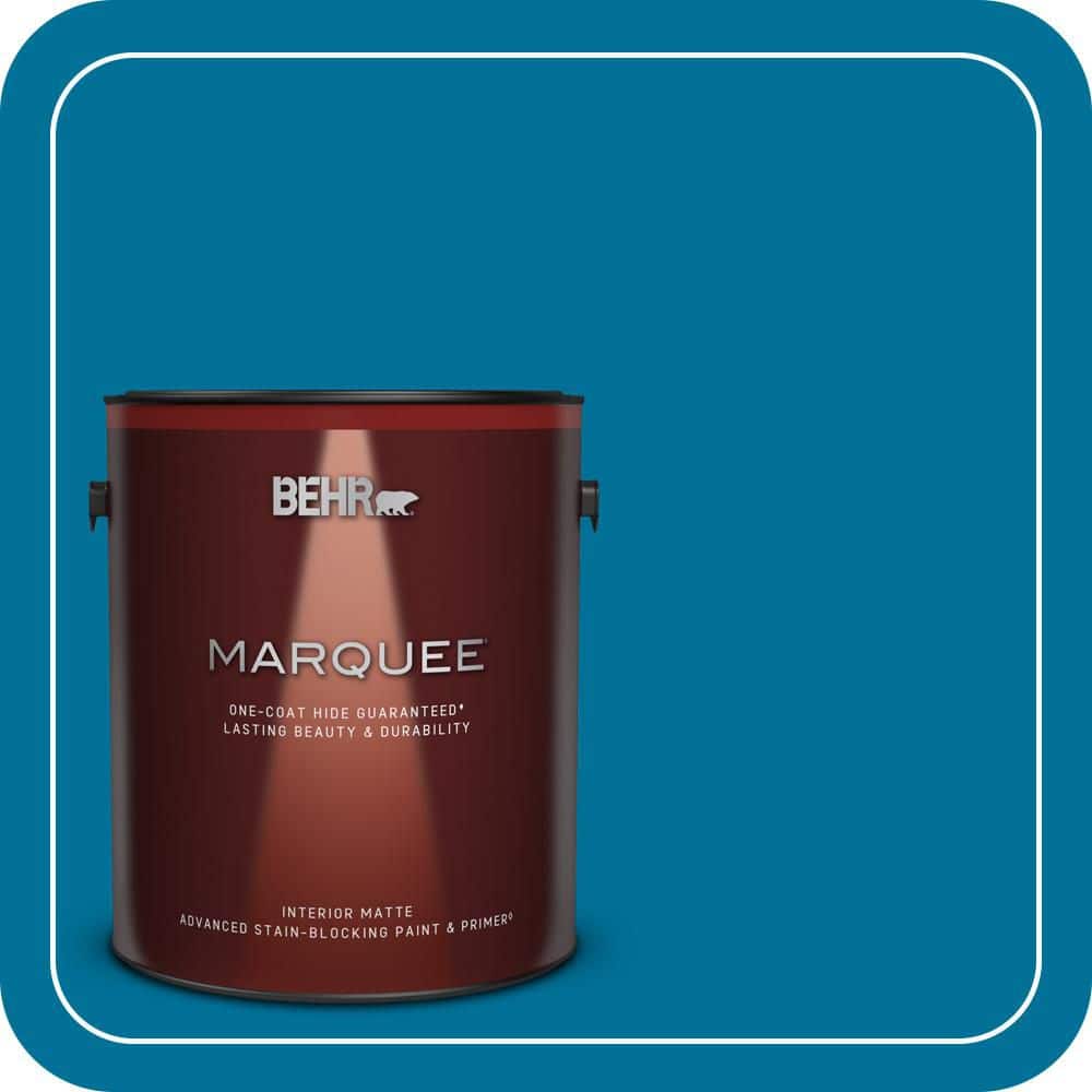 BEHR MARQUEE 1 gal. #S-G-530 Glacier Lake Matte Interior Paint & Primer