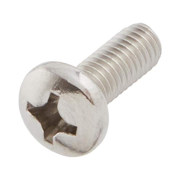 Everbilt M6-1.0x16mm Stainless Steel Pan Head Phillips Drive Machine Screw 1-Piece (2)