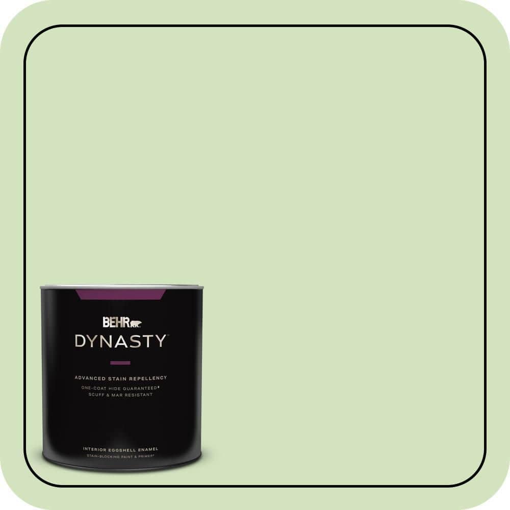 BEHR DYNASTY 1 qt. #P380-3 Irish Folklore Eggshell Enamel Interior Stain-Blocking Paint & Primer
