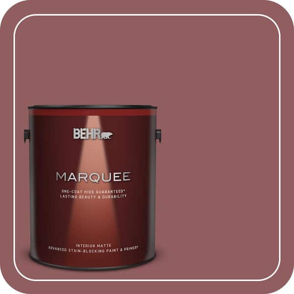 BEHR MARQUEE 1 gal. #S130-6 Spiced Potpourri Matte Interior Paint & Primer (2)
