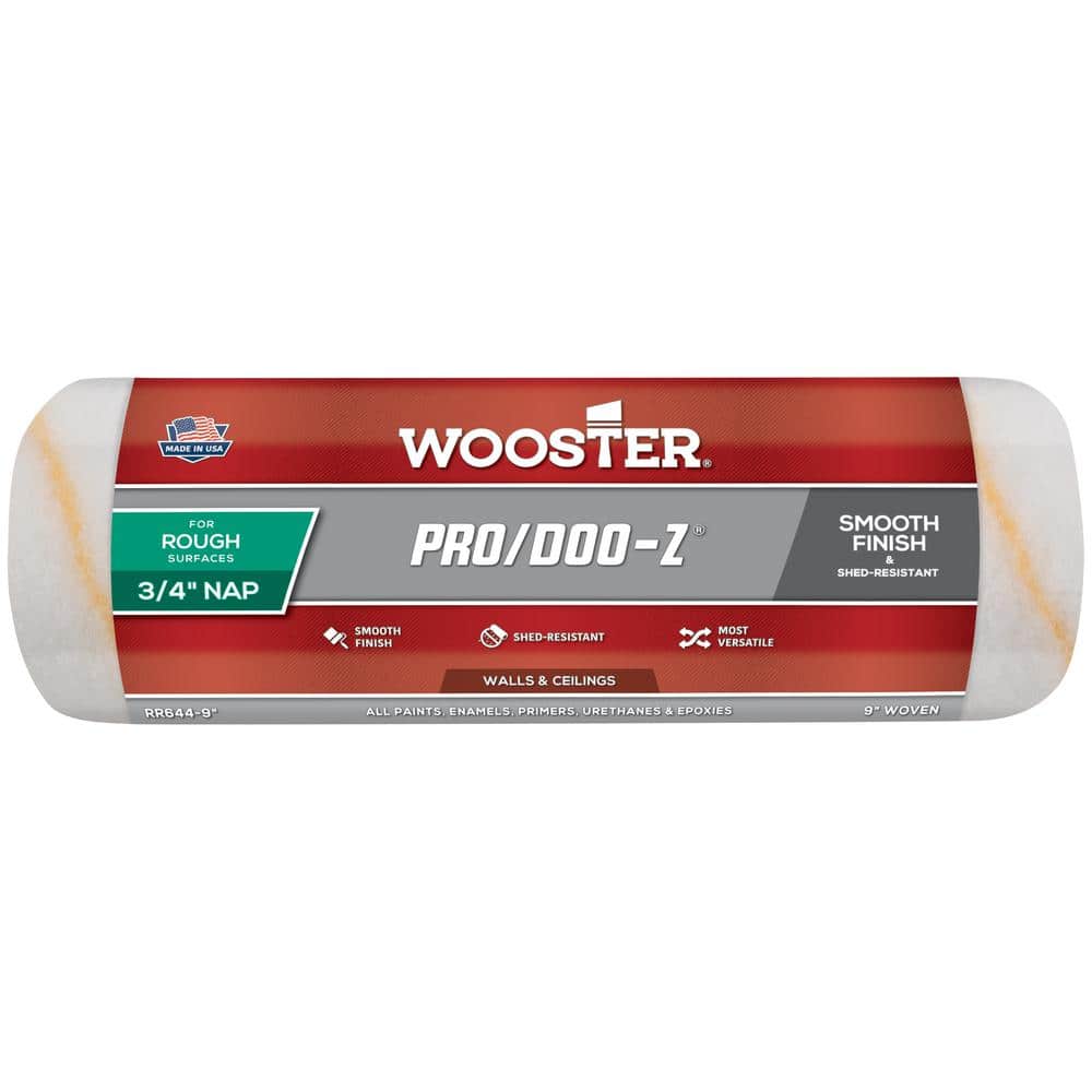 Wooster 9 in. x 3/4 in. Pro/Doo-Z High-Density Woven Roller Cover (1)