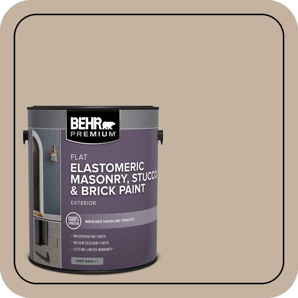 BEHR PREMIUM 1 gal. #ECC-20-1 Canyon View Elastomeric Masonry, Stucco and Brick Exterior Paint (1)