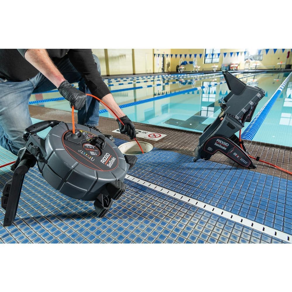 RIDGID SeeSnake NANOreel Inspection Sewer Camera Reel for 1 in. to 2.5 in. Lines (Reel Only) (3)