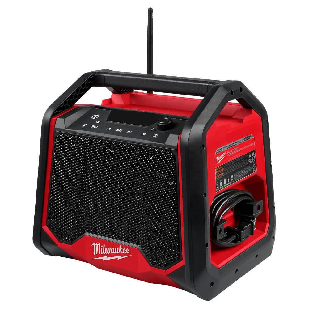 Milwaukee M18 Lithium-Ion Cordless PACKOUT Jobsite Radio/Speaker with Built-In Charger