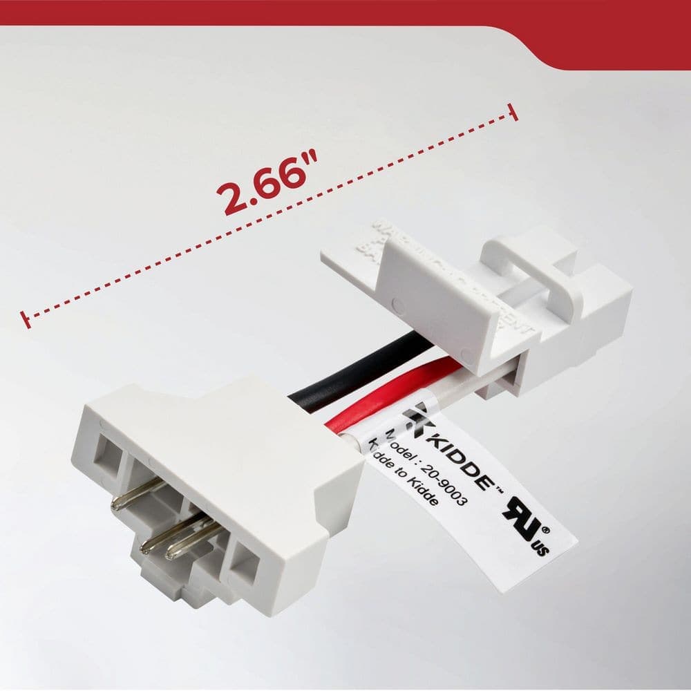 Kidde Quick Connect Wiring Adapter for Hardwired Smoke Detectors and Smoke and Carbon Monoxide Detectors, 20-9003 (3)