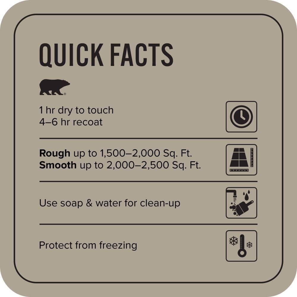 BEHR PREMIUM 5 gal. #HDC-NT-14 Smoked Tan Self-Priming 1-Part Epoxy Satin Interior/Exterior Concrete and Garage Floor Paint (4)