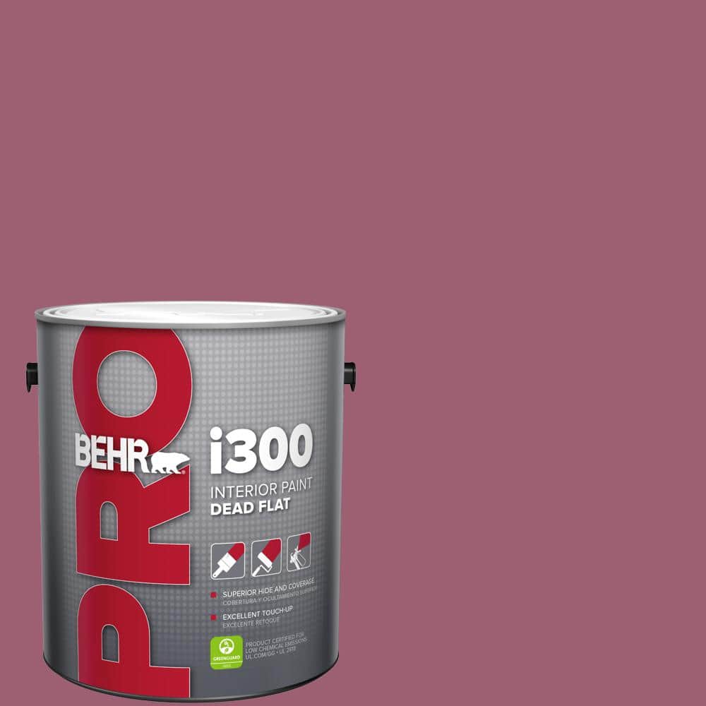 BEHR PRO 1 gal. #M130-6 Tropical Hibiscus Dead Flat Interior Paint (1)