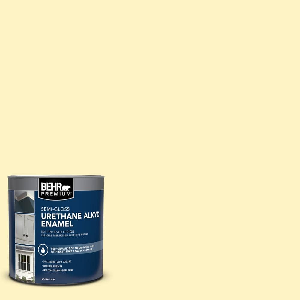 BEHR PREMIUM 1 qt. #P310-2 Natural Light Semi-Gloss Enamel Urethane Alkyd Interior/Exterior Paint (1)