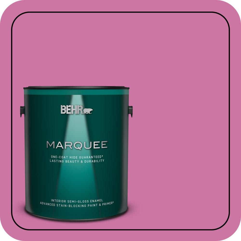 BEHR MARQUEE 1 gal. #P120-4 Heart Breaker Semi-Gloss Enamel Interior Paint & Primer