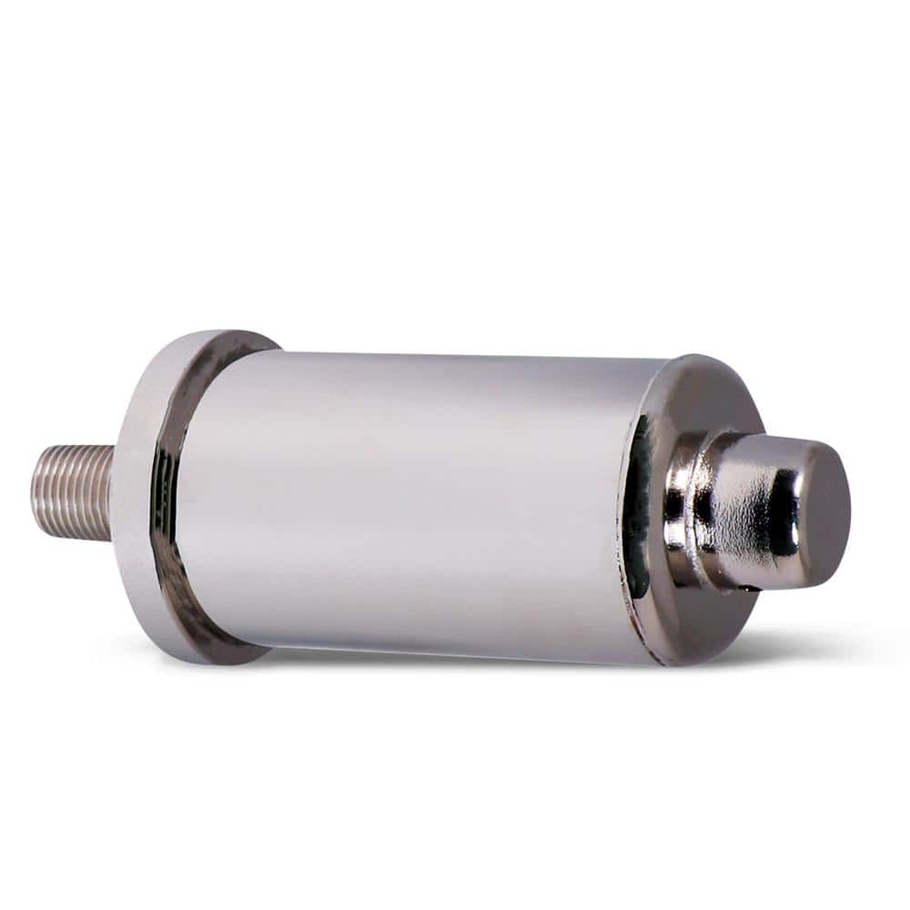 PLUMBFLEX 1/4 in. Chrome Threaded Straight Steam Air Radiator Valve (1)