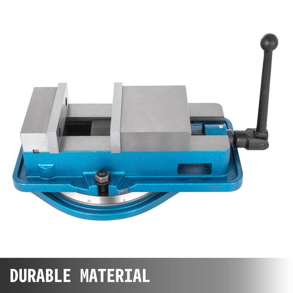 VEVOR Heavy-Duty Milling Vise Bench 6 in. High Precision Clamping Vise with 360-Degrees Swiveling Base for Milling Machine (2)