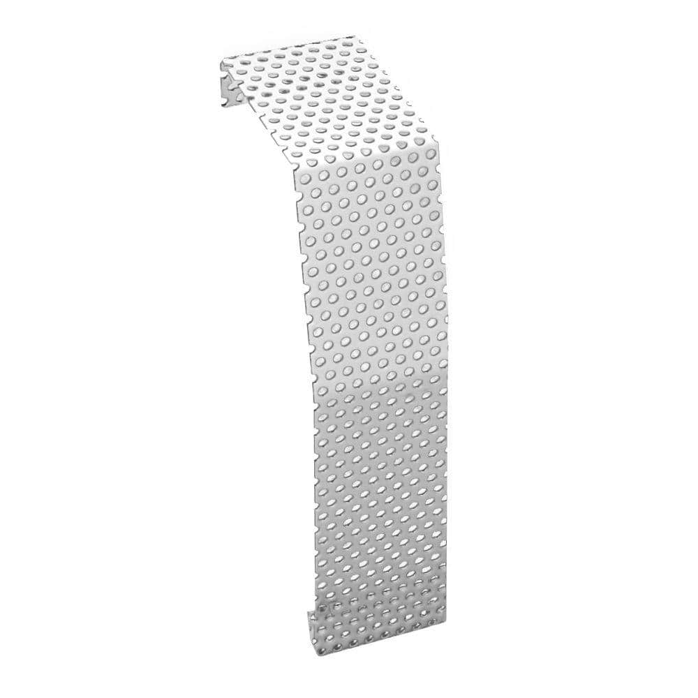 Baseboarders Premium Series 5 ft. Galvanized Steel Easy Slip-On Baseboard Heater Cover White