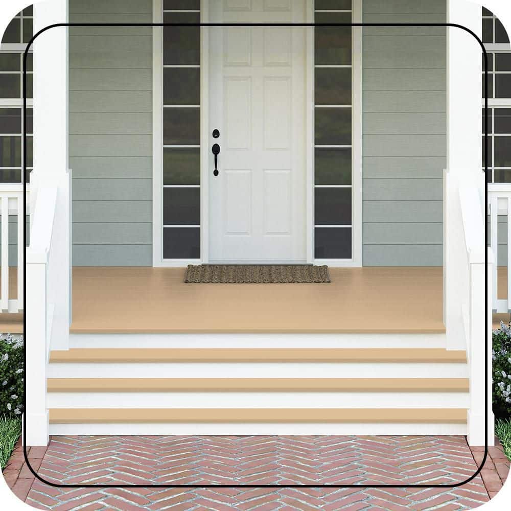 BEHR PREMIUM #300E-3 Textured Low-Lustre Enamel Interior/Exterior Porch and Patio Anti-Slip Floor Paint (2)