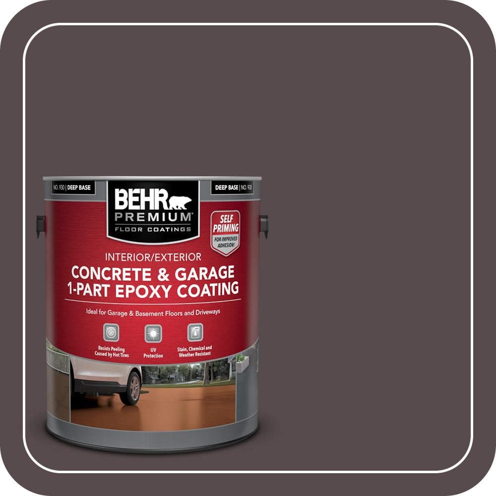 BEHR PREMIUM #N100-7 Self-Priming 1-Part Epoxy Satin Interior/Exterior Concrete and Garage Floor Paint (1)