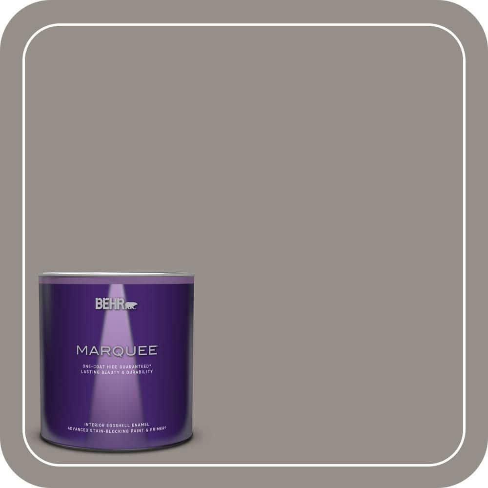 BEHR MARQUEE 1 qt. #QE-59 Water Tower Eggshell Enamel Interior Paint & Primer (1)
