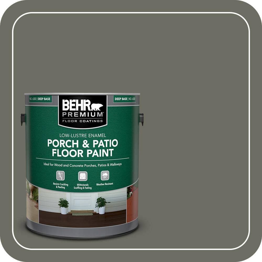 BEHR PREMIUM #N380-6 Low-Lustre Enamel Interior/Exterior Porch and Patio Floor Paint (1)