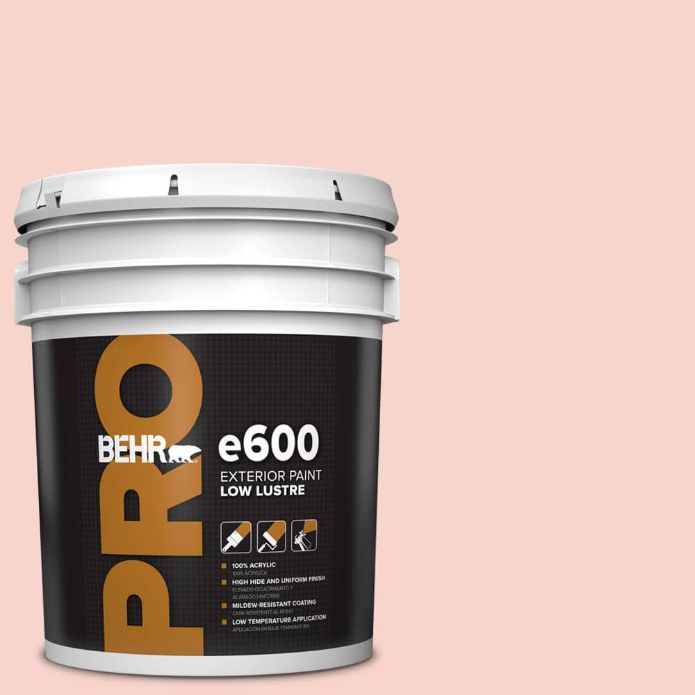 BEHR PRO 5 gal. #M170-1 Pink Elephant Low Luster Exterior Paint