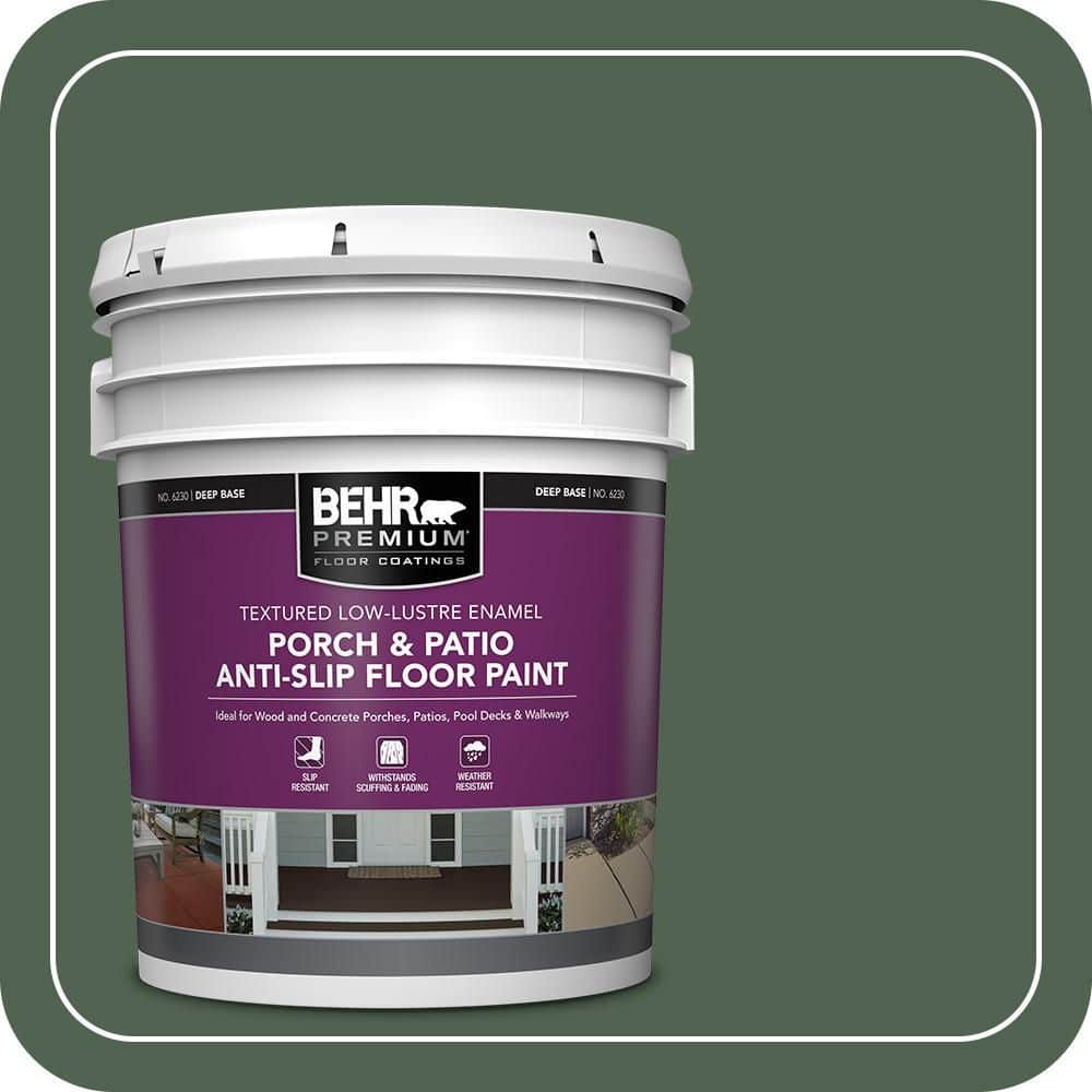 BEHR PREMIUM #MS-62 Textured Low-Lustre Enamel Interior/Exterior Porch and Patio Anti-Slip Floor Paint (1)