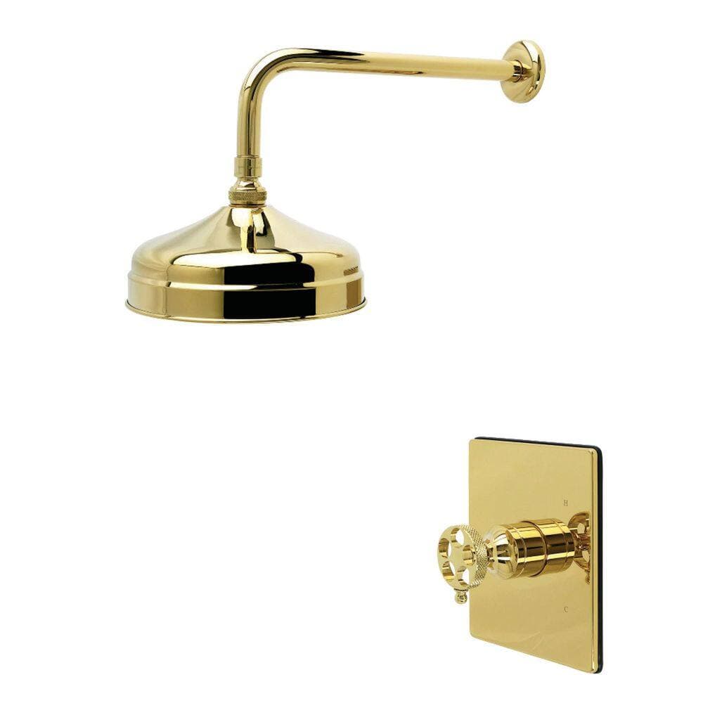 Kingston Brass Webb 1-Handle Shower Faucet 1.8 GPM in Polished Brass (2)