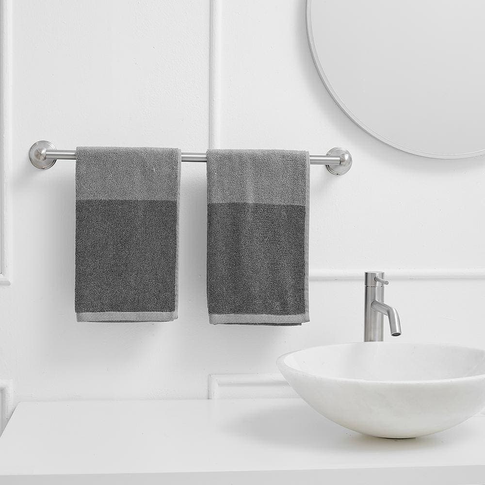 BWE Bath Hardware Set Accessories with . Towel Bar，Toilet Paper Holder and Towel Ring Brushed Nikel (4)