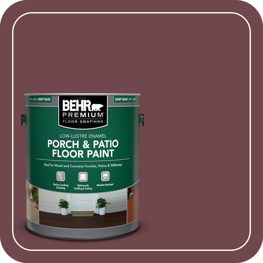 BEHR PREMIUM #PPU1-14 Textured Low-Lustre Enamel Interior/Exterior Porch and Patio Anti-Slip Floor Paint (1)