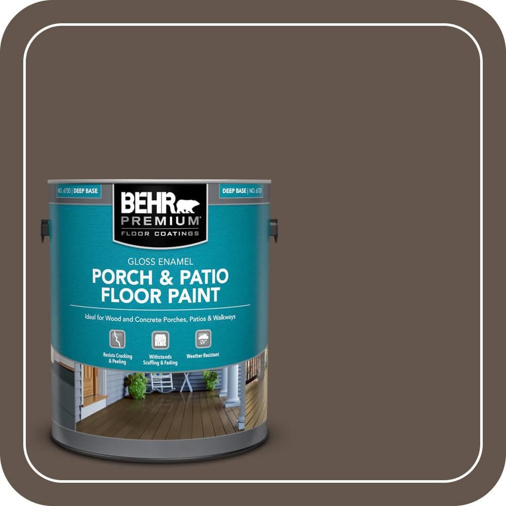 BEHR PREMIUM 1 gal. #ECC-44-3 Osprey Gloss Enamel Interior/Exterior Porch and Patio Floor Paint