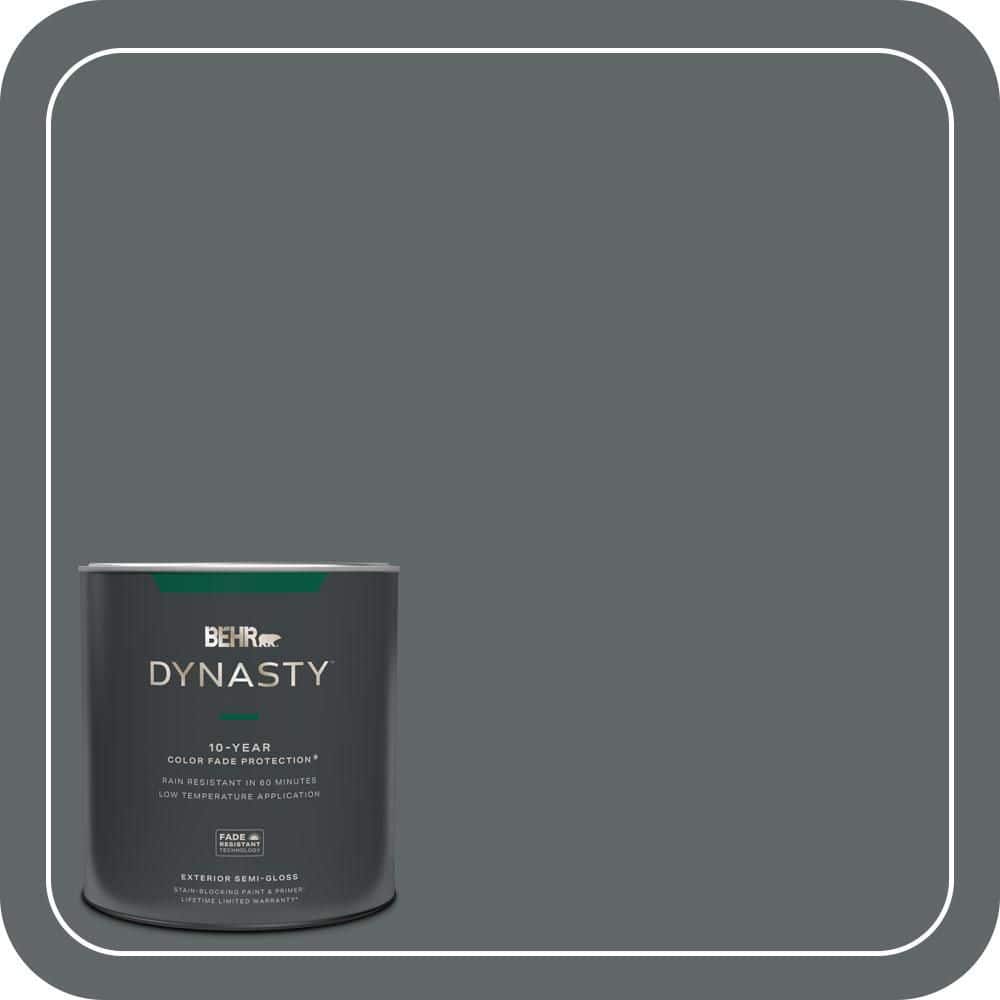 BEHR DYNASTY 1 qt. #N450-6 Binary Star Semi-Gloss Exterior Stain-Blocking Paint & Primer