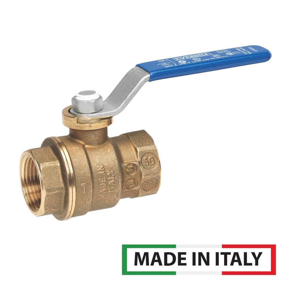 Everbilt 1/2 in. FIP x 1/2 in. FIP Full Port Lead Free Brass Ball Valve