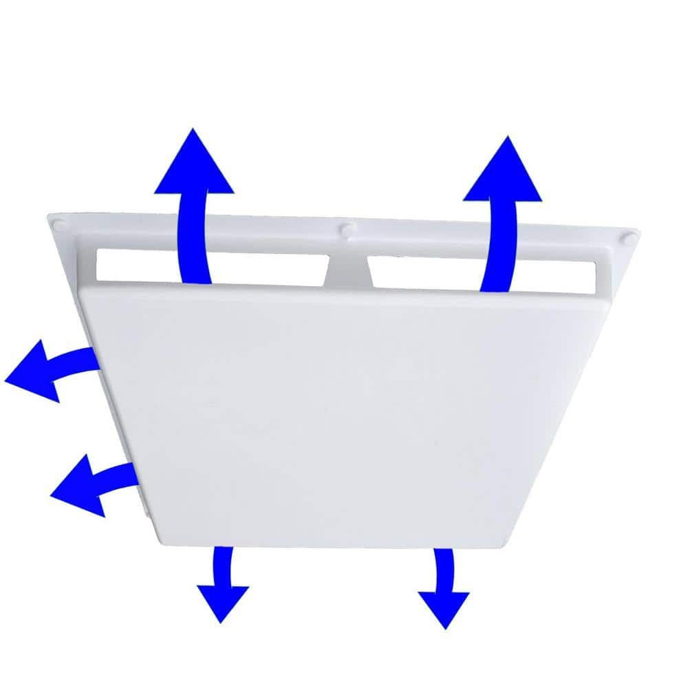 Elima-Draft Commercial 3-Way Air Deflector Cover for 24 in. x 24 in. Diffuser (2)