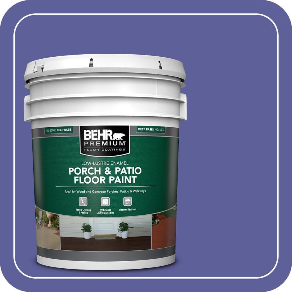 BEHR PREMIUM 5 gal. #P550-6 Wizards Potion Low-Lustre Enamel Interior/Exterior Porch and Patio Floor Paint (1)