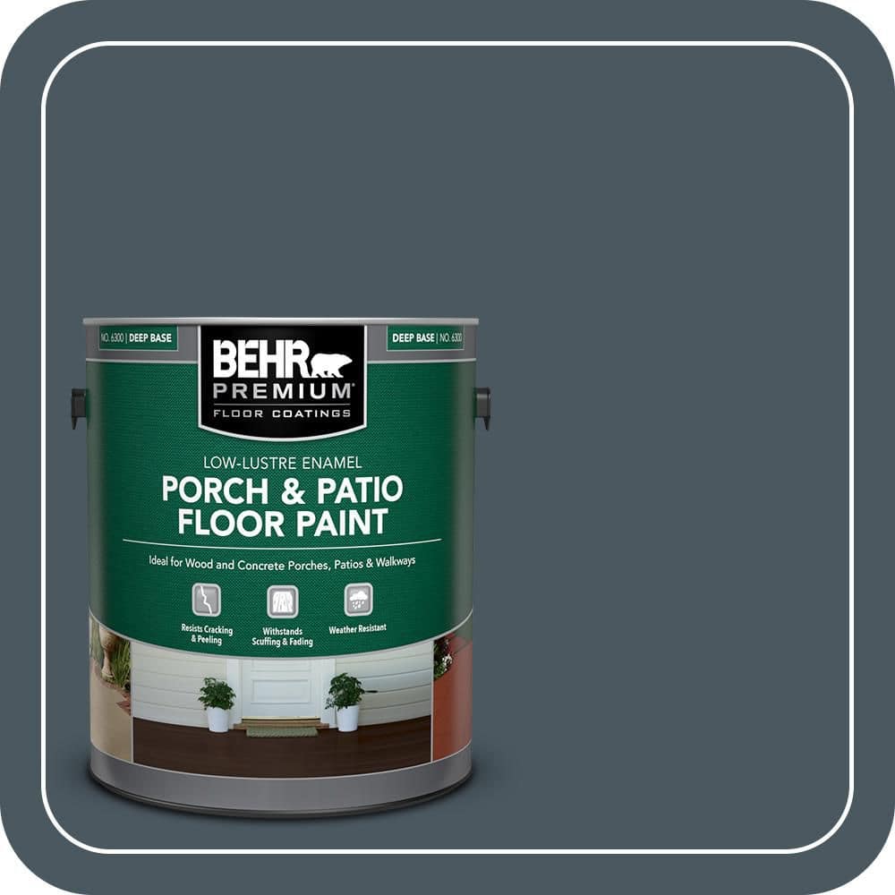 BEHR PREMIUM #S470-7 Low-Lustre Enamel Interior/Exterior Porch and Patio Floor Paint (1)