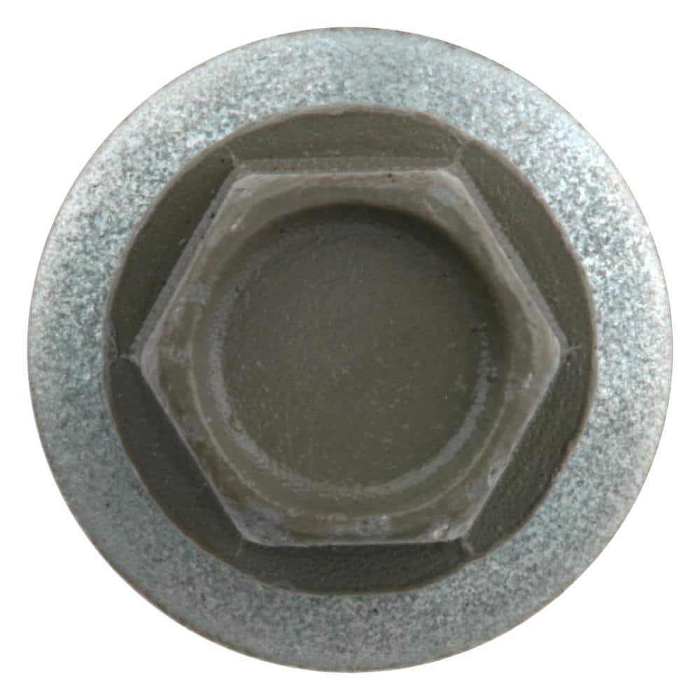 Teks #12-14 x 2 in. Hex Washer Head Drill Point Corrosion Resistant Screw (60-Pack) (3)