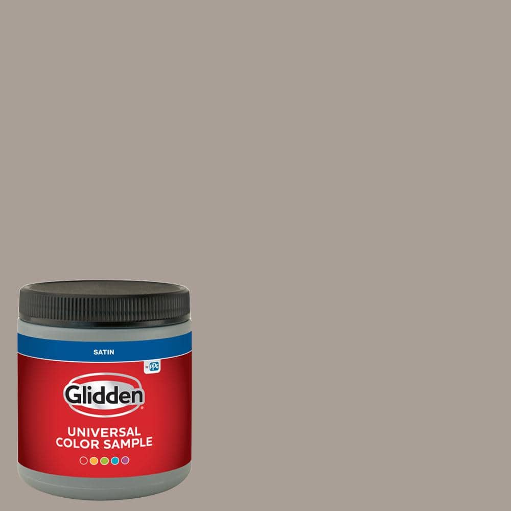 Glidden 8 oz. PPG1018-4 Winter's Nap Satin Interior Paint Sample (1)